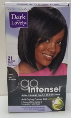 SoftSheen Carson DARK & LOVELY Go Intense haircolor #21 ORIGINAL BLACK