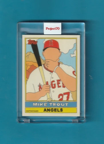 Topps Project 70 Card #27 - Mike Trout by Fucci - 1976 Card Design - MLB