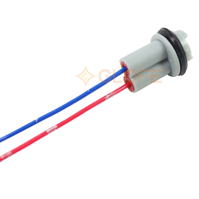 Ampoule Marqueur Latéral Avant Universel - Pigtail Femelle 168 T10, 2 Pièces, 12V, Câble 15 AWG