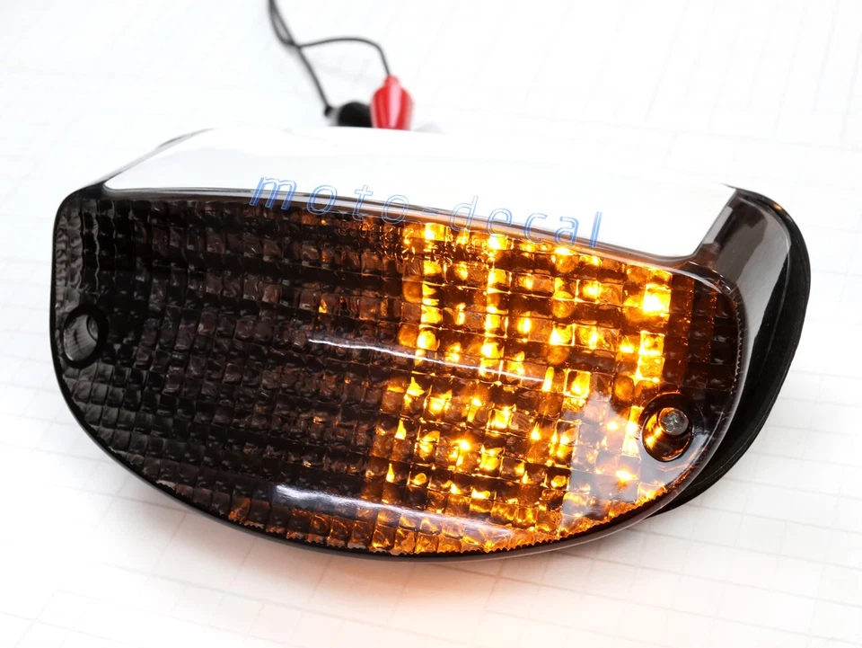 Luces traseras LED luces traseras señales de giro internas para Suzuki 2004-2009 2008 GS500F Foto 4 de 4