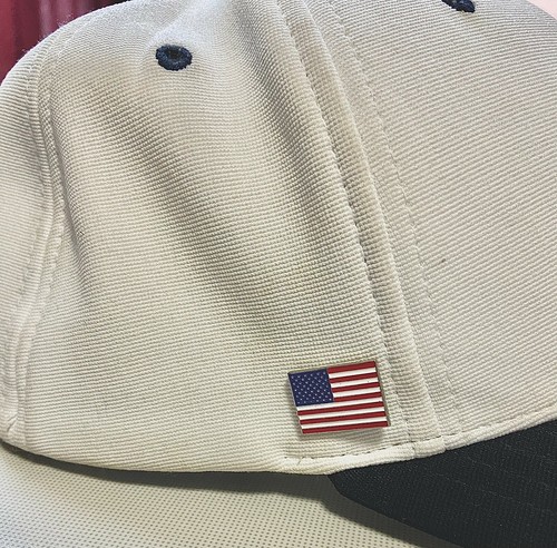 american flag pin USA flag lapel pin hat tack hat pin 2 pins 3/4" wide usa flag - Picture 5 of 8