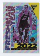 22-23 Flux Freshman Year Silver Christian Koloko RC Rookie