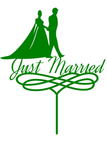 Download Custom Wedding Cake Topper Svg File Personalized Wedding Topper Ebay