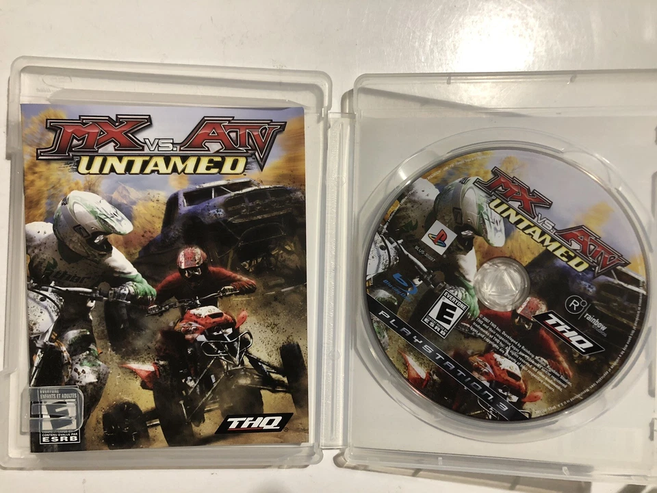 MX Vs ATV Untamed Playstation 3 Video game  With Guide Tested and works - Image 3 of 4