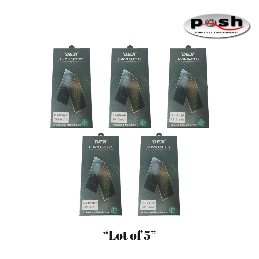 "Lot of 5" iPhone 6 Plus Battery Kit! New-in-Box with tools! Same Day Ship Free!