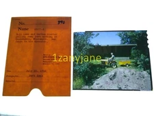 AC390 Allis Chalmers FARMING MEDIA ARCHIVES 4x5 Transparency B10 TRactor Lawn