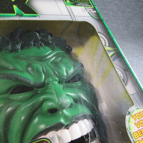 Hulk Mask Toy Biz Official Electronic Voice Changing Mask 2003 Halloween - Picture 7 of 18
