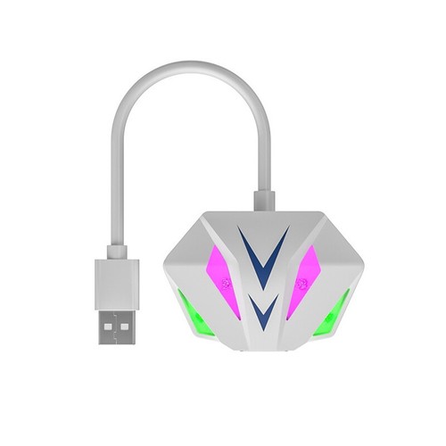 USB/Type-C To RJ45 Network Cable Adapter With RGB Atmosphere Lamp For Laptop - Afbeelding 6 van 16