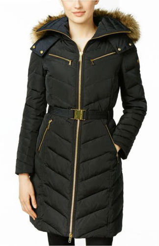 michael kors long jacket womens