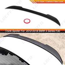 For 2012-2018 Bmw F30 3 Series F80 M3 Rear Trunk Lip Spoiler Wing Carbon Style