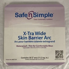Safe n Simple SNS21130 X-Tra Wide Skin Barrier Arc 2” Arcs, 30 count Exp 2026/04