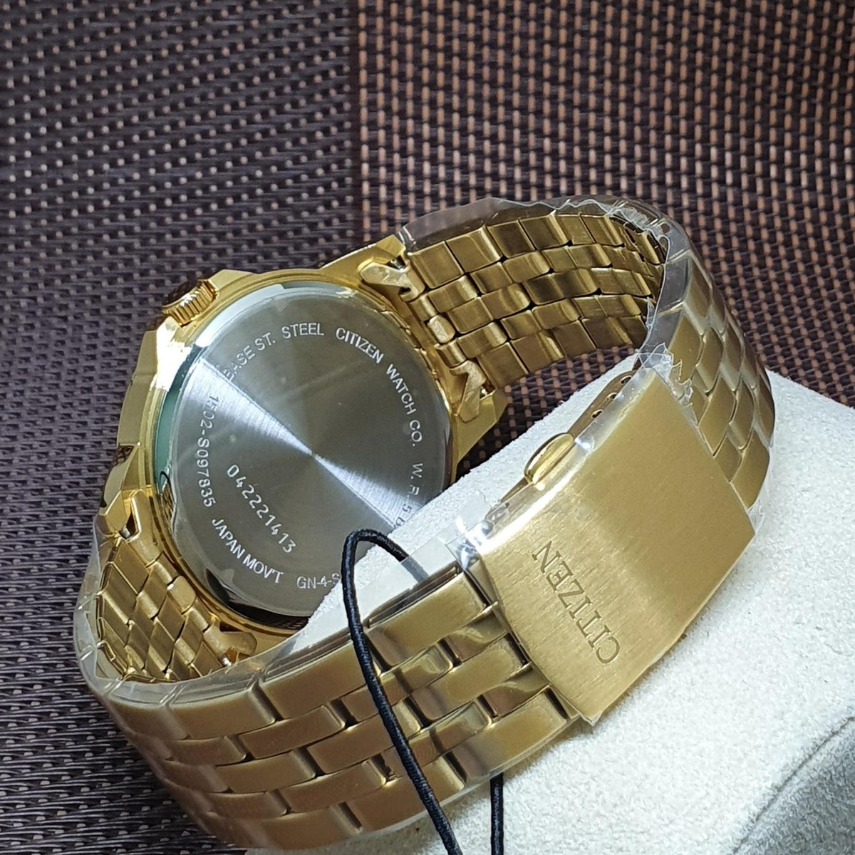 Mens Watches Citizen Men's Watch BF2013-56P Gold Dial Day Date