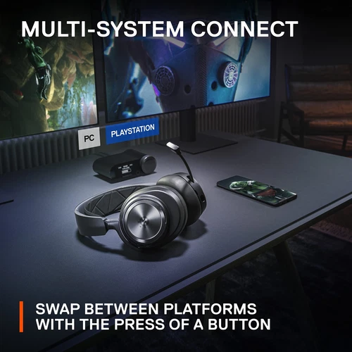 SteelSeries Arctis Nova Pro Wireless Multi-System Gaming Headset Black