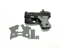 Handleitgrips Gray Textured Rubber Grip Tape Enhancement for GLOCK 26 /27