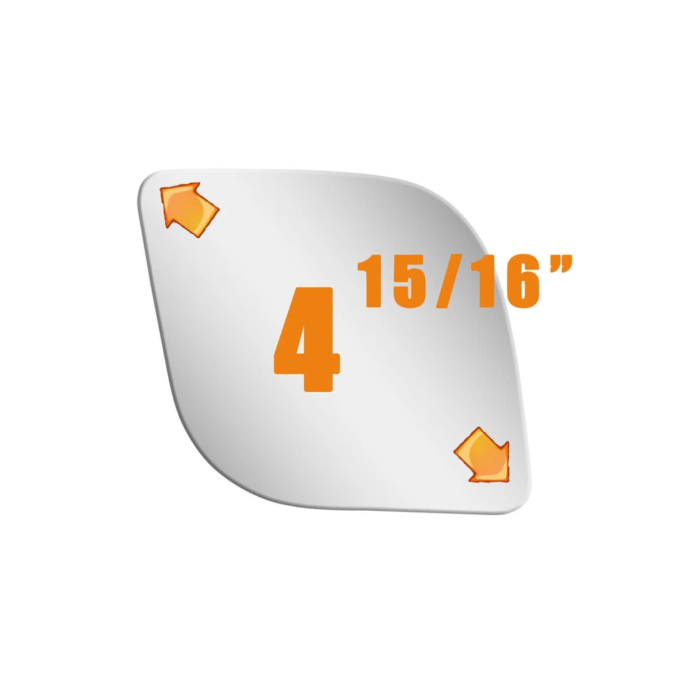 Espejo retrovisor de vidrio de remolque para camioneta 94-09 Dodge Ram 1500 2500 3500 lado derecho derecho derecha Foto 2 de 4