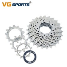 VG Sports 10 Speed 11-25T 28T 32T Silver Cassette MTB Bike Fit Shimano HG500