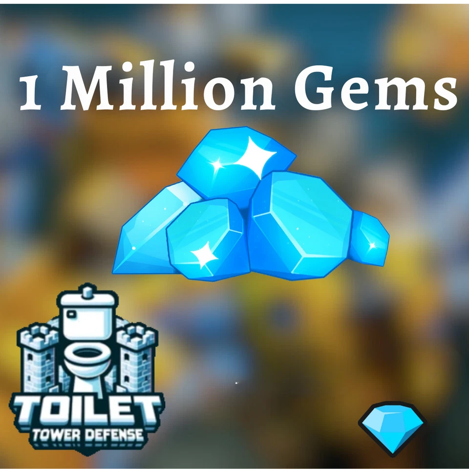 [ONLINE NOW 🟢] Toilet Tower Defense | TTD 1M | 1 Million Gems |🔥 Fast Send 🔥