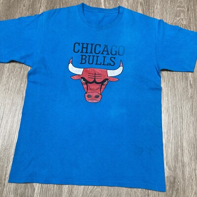 ウェア 90s~NIKE NBA gameshirt Chicago bulls Bulls Shirt M Vintage 90s 00s Chicago Nike Blue NBA