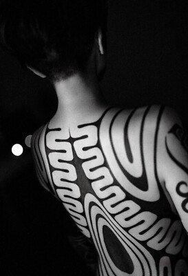 NEW A drop of black Traveling Tribal Tattoo Japanese Photo Book