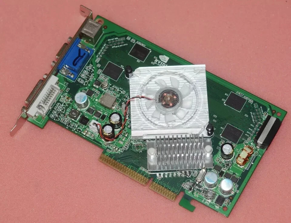 Nvidia GeForce 7600GS AGP 512MB Video Card TVO DVI VGA Stallone, Devil SWAT - Image 2 of 4