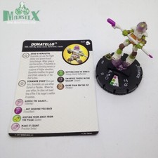 Heroclix Teenage Mutant Ninja Turtles Series 3 Donatello 027 Super Rare w/card 