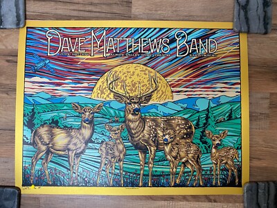Dave Matthews Band Poster Alpine Valley Music Theatre 6/21/24 AP