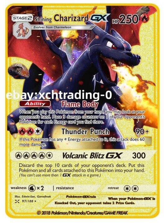 Carta Pokemon Charizard-GX