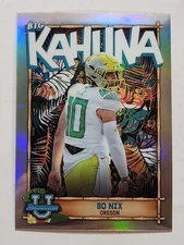 2022 Bowman University Chrome Big Kahuna Case Hit #TBK-19 Bo Nix Refractor
