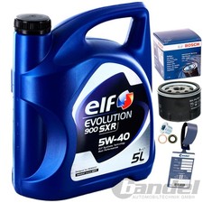 BOSCH ÖLFILTER 0451103336+ELF SXR 5W40 für RENAULT CLIO LAGUNA MEGANE SCENIC 1