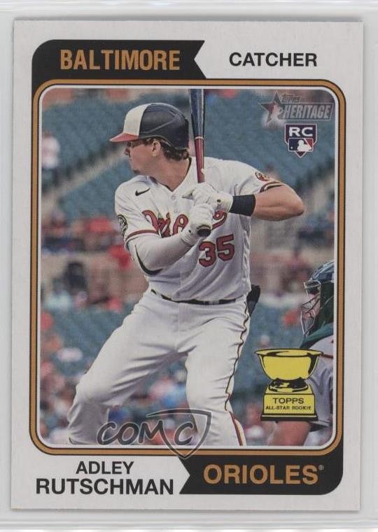 2023 Topps Heritage Adley Rutschman #7 Rookie RC 1i3m