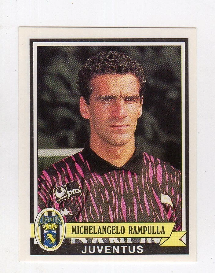 AUTOGRAPH ANTONIO CONTE JUVENTUS PANINI CALCIATORI 93 94 FIGURINA RARE