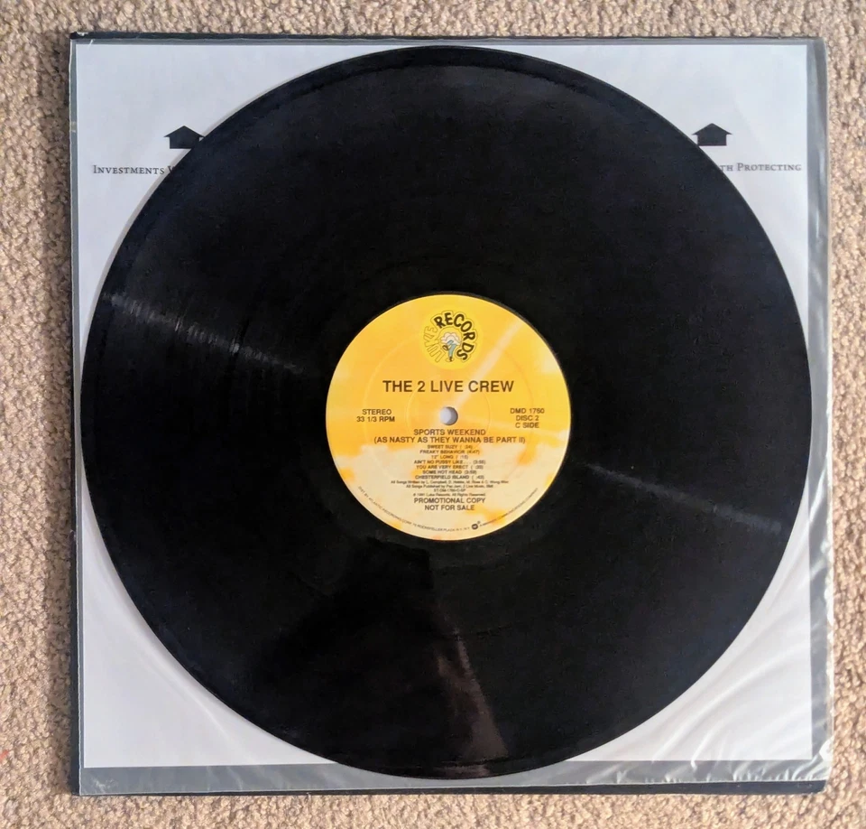 2 LIVE CREW SPORTS WEEKEND (AS NASTY AS THEY WANNA BE PART II) 2LP VINYL - Image 4 of 4