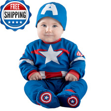 Jazwares Costume Play Marvel Captain America Official Infant -