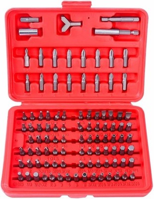 Vector Tools Security Bit Set, Chrome Vanadium Steel | 100-Piece Set 