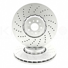 FOR BMW M5 M8 F9x FRONT LEFT RIGHT BRAKE DISCS 395mm 34117991102 34117991101
