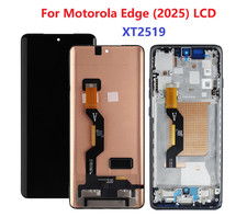 For Motorola Edge 2025 XT2519 P-OLED Display LCD Screen Touch Digitizer Frame