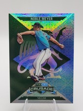 2025 Panini Crusade Noble Meyer #75 Chromium Green/249 Miami Marlins