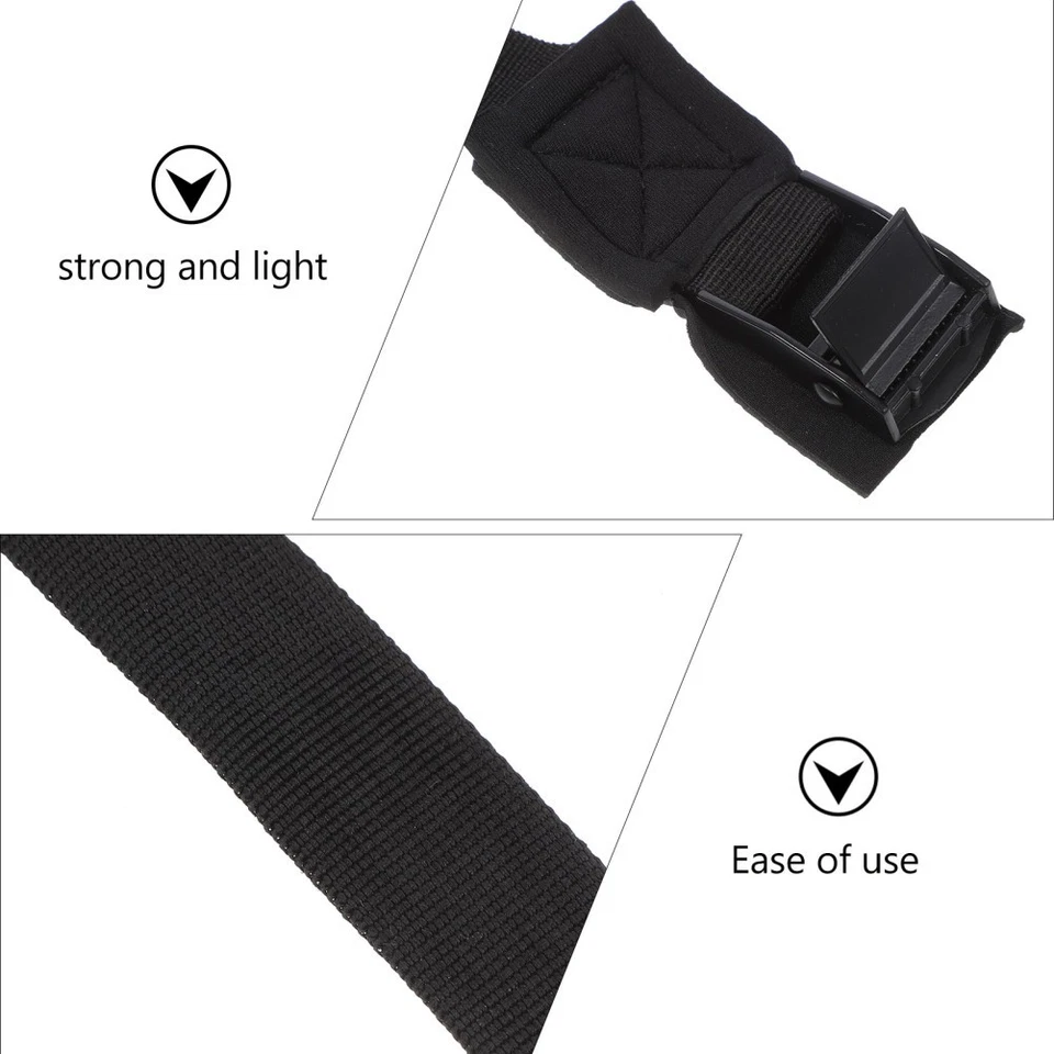  2 PIEZAS Correas de amarre para portabicicletas Cinturones de seguridad para automóvil Fijación para equipaje Foto 3 de 4