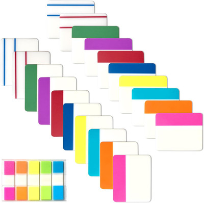 Sticky Index Tabs Book Page - 500Pcs 2 Inch Writable Colored Pages Markers, Repo