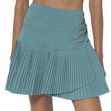 GG BLUE TRINITY GREEN SKORT Length 18' Pleated Front SKORT NWT's size small