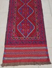 Rare Afghan Hand Woven Mashwani Kilim Kilim Wool Area Runner Rug 8 x 2 Ft — photo 4