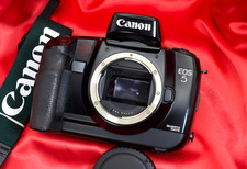 Near MINT Canon EOS 5 QD 35mm SLR Film Camera Body Only w/ Strap From Japan