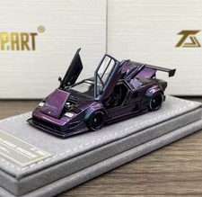 Top.Art Lamborghini Countach Purple LBWK Electroplated Limited Edition PRE-ORDER