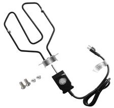 1650W Universal Electric Smoker Heating Element Kit with Adjustable Thermostat