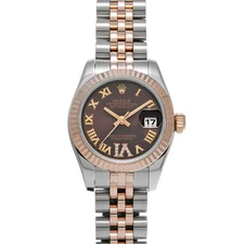 ROLEX Datejust 179171 Brown Case Size 26×26mm Ladies Used Watch #121252