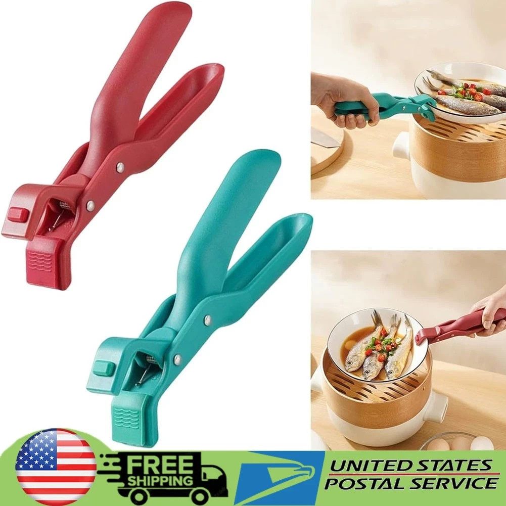 Kitchen Bowl Gripper Tongs – Non-Slip Clamp for Hot Plates