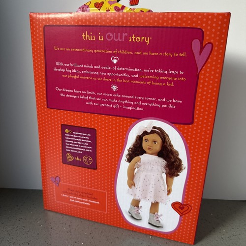Our Generation Pink & Colorful Confetti-Print Dress Outfit for 18'' Dolls - Picture 4 of 6