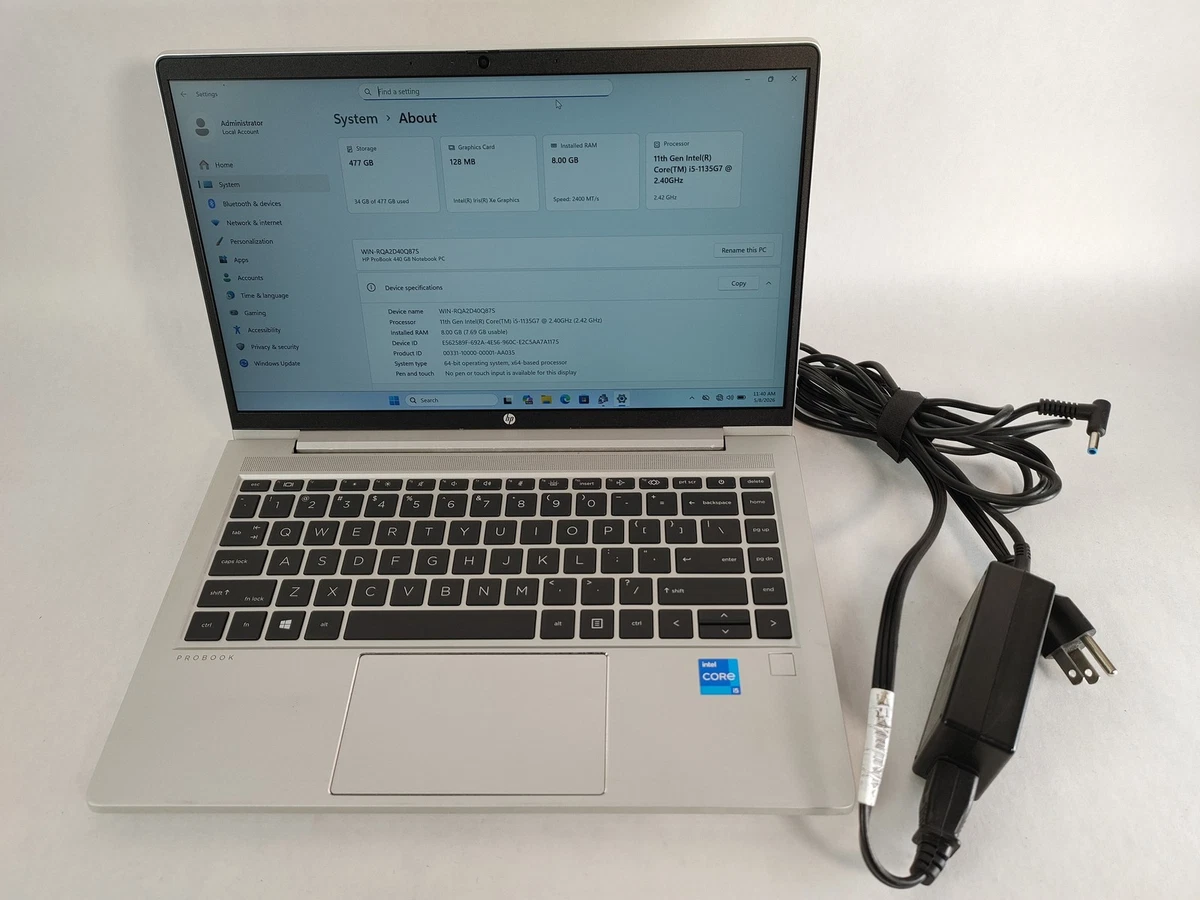 HP ProBook 512gb PC 笔记本电脑和上网本| eBay