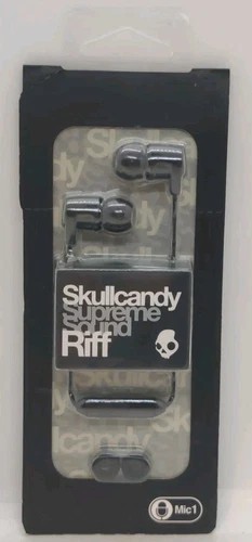 Écouteurs filaires Skullcandy Riff avec micro Noir