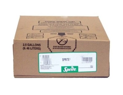 Sprite Bag-In-Box BIB - For Commercial Soda Fountains, at home Soda Stream Syste
